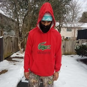 Lacoste BIG Alligator Hoodie XXXL (3XL) Men's NWT